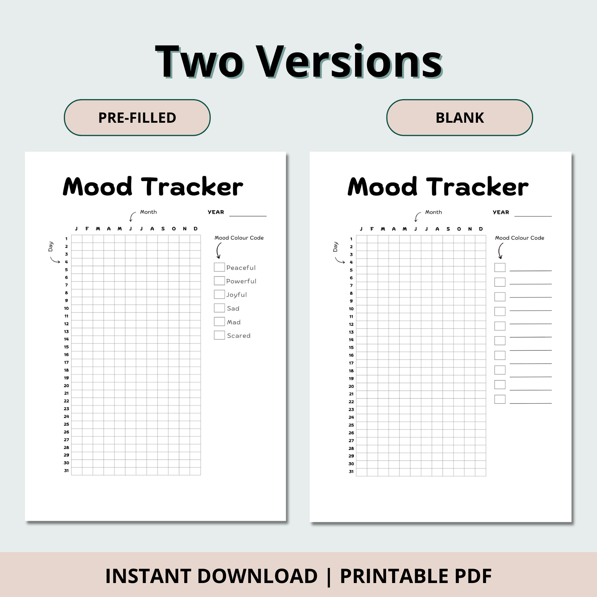 Mood Tracker with Feeling Wheel