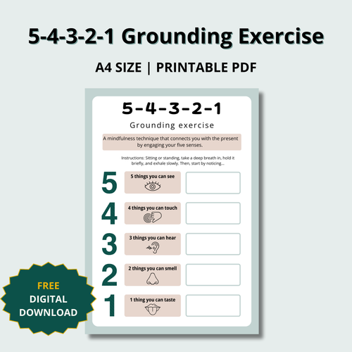 5-4-3-2-1 Grounding Exercise