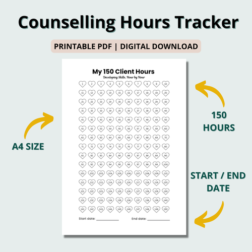 Counselling Hours Tracker