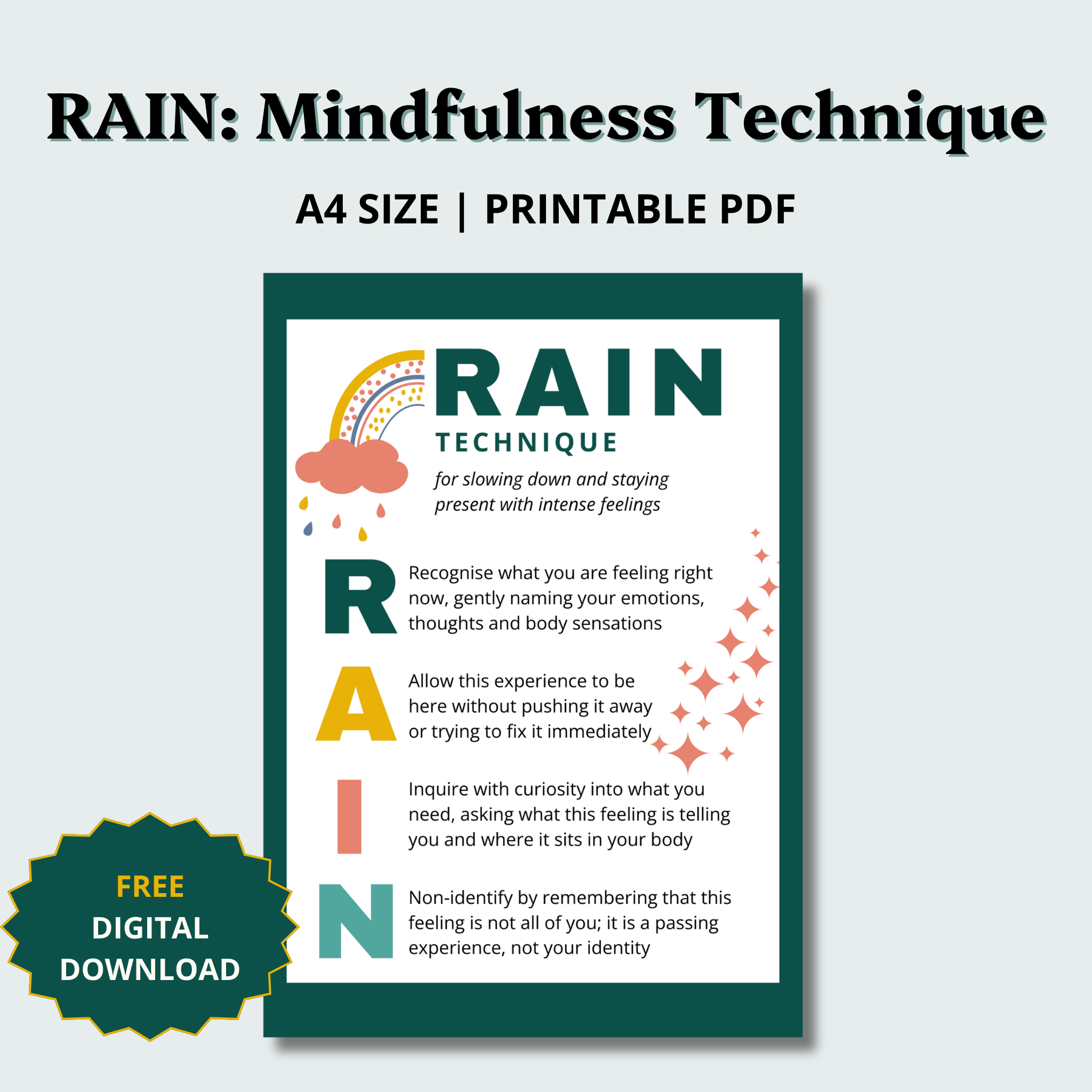 RAIN: Mindfulness Technique