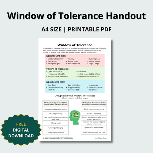 Window of Tolerance Handout