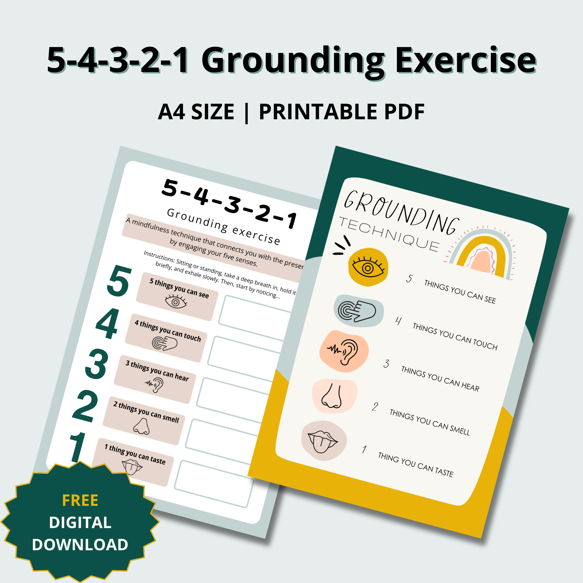 5-4-3-2-1 Grounding Exercise