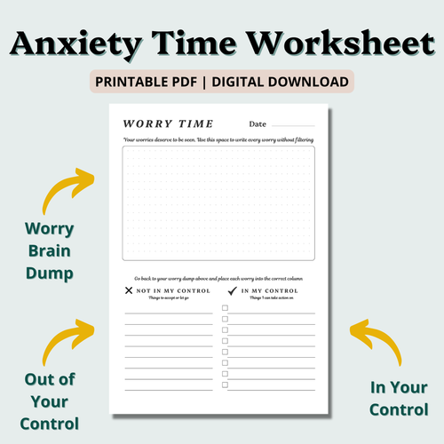 Anxiety Time Technique (Printable PDF)