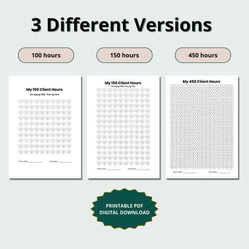 Counselling Hours Tracker