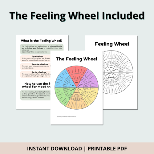 Mood Tracker with Feeling Wheel